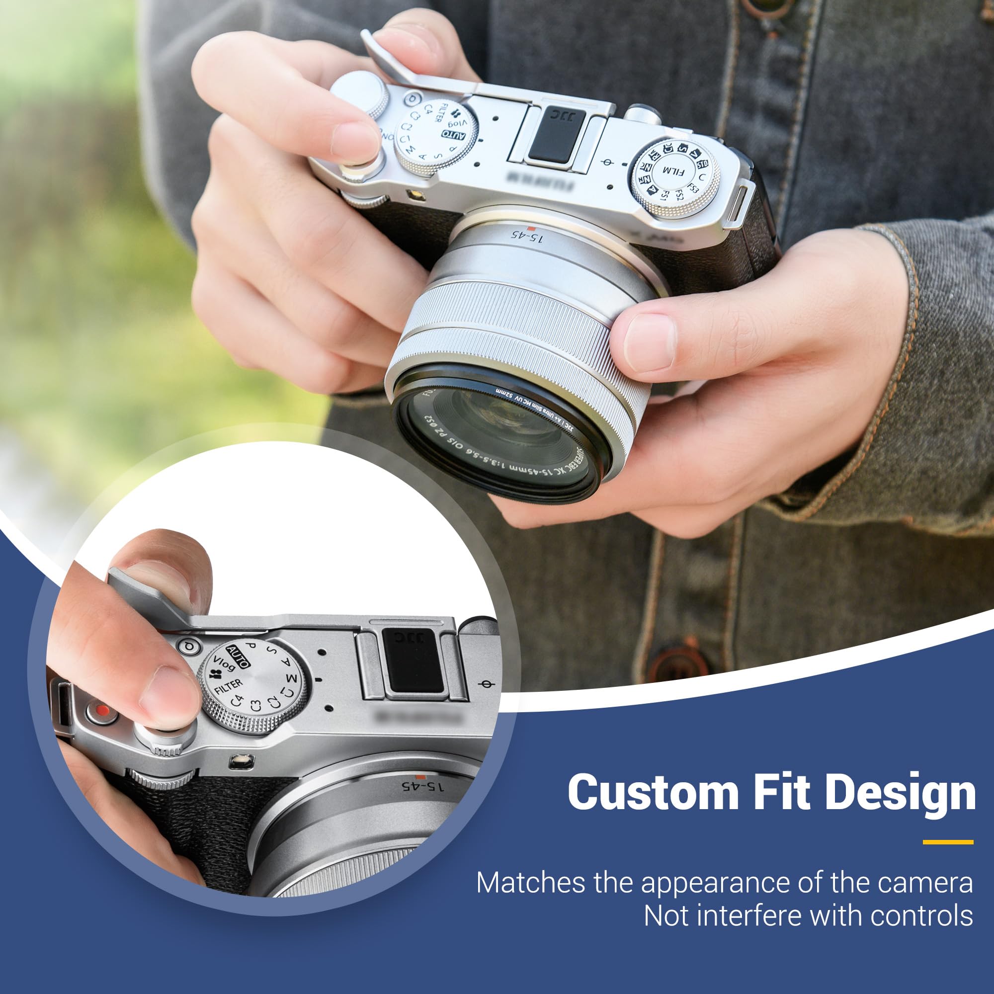 Amazon.com : JJC Metal Thumb Rest Grip for Fuji Fujifilm X-M5 XM5